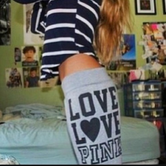 VS Pink boyfriend sweatpants bundle!