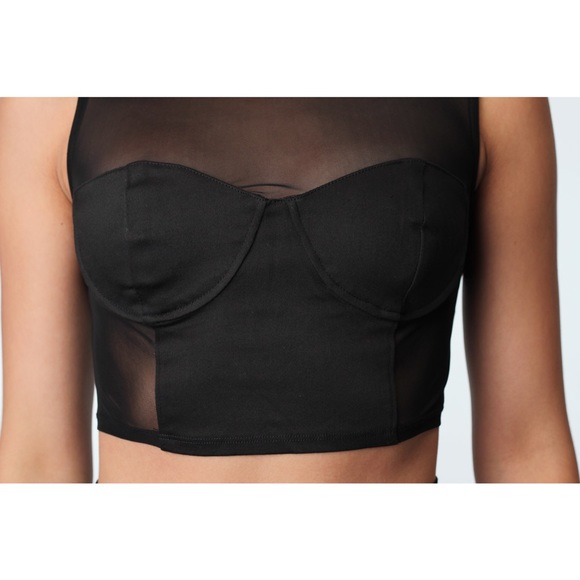 Mesh Crop Top - Picture 2 of 4