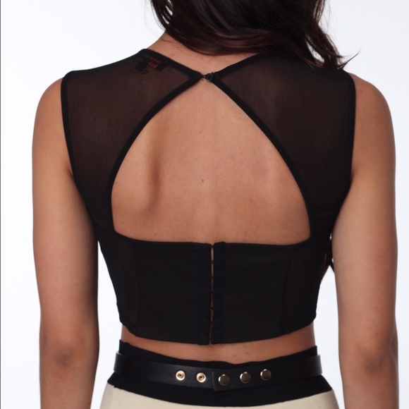 Mesh Crop Top - Picture 3 of 4
