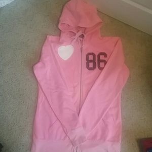 Pink hoodie