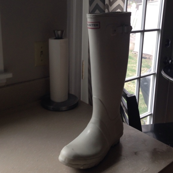 Hunter Shoes - Hunter boots. White