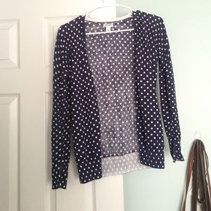 Polka dot cardigan