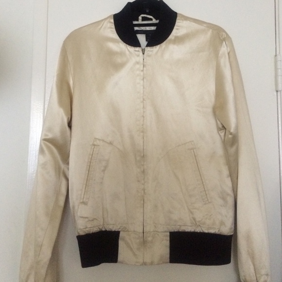 VINTAGE satin bomber jacket!