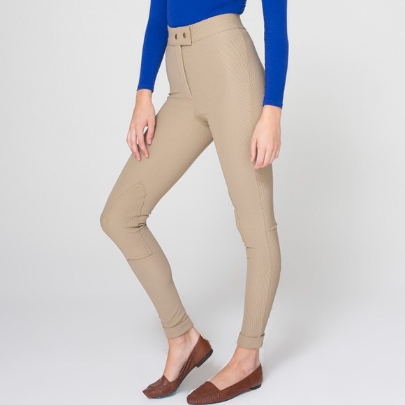 American Apparel Taupe Riding Pants