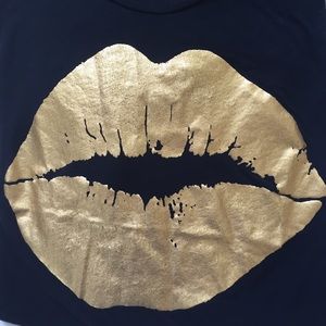 Markus Lupfer Tops - •2x HOST PICK• Rare Gold Lips Markus Lupfer top • Markus Lupfer Tops - •2x HOST PICK• Rare Gold Lips Markus Lupfer top •