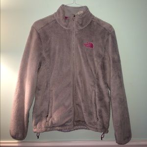 Grey northface fleece/jacket