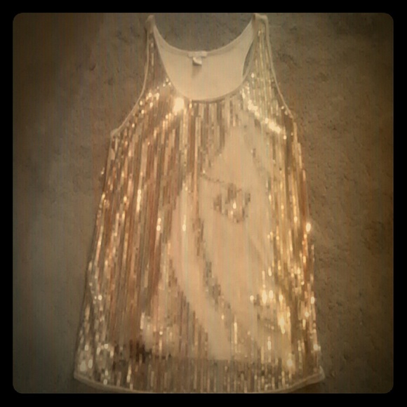 Gold sparkle shirt - Picture 1 of 1