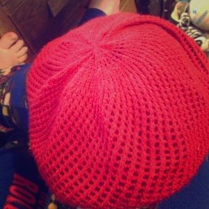 Red beanie