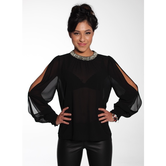 Slit Back Top - Picture 4 of 4