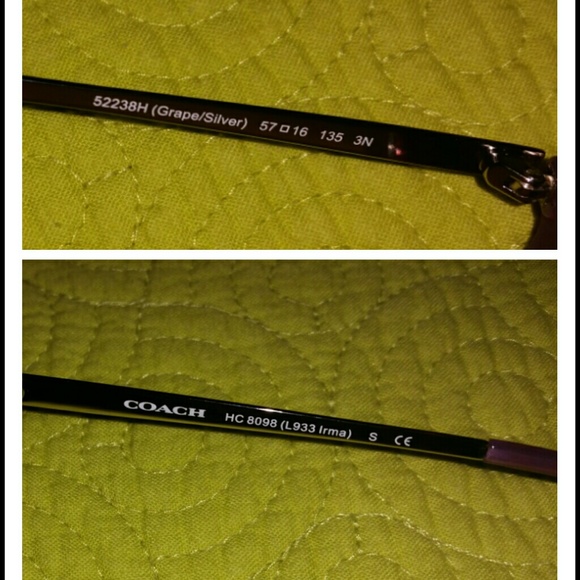 SOLD SOLD Coach aviator sunglasses 100% authentic - Picture 3 of 3