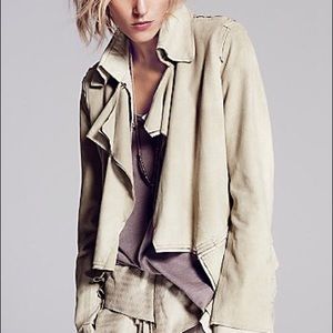 NEW Free People 100%  Suede Jacket