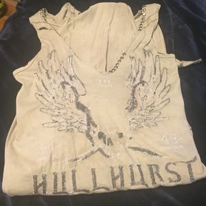 Salvage tank w/hood size lg. never been worn