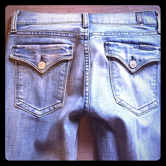 7 for all mankind Gwenevere skinny jeans! Studded