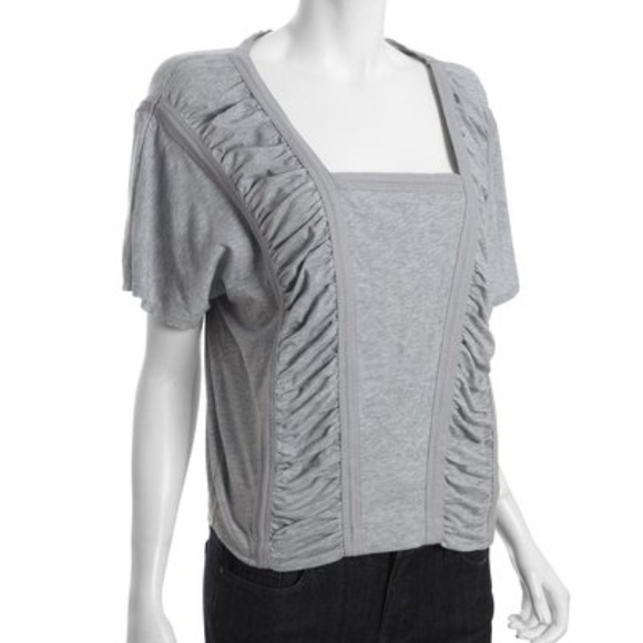 Brand new Marc by Marc Jacobs Grey Cotton top
