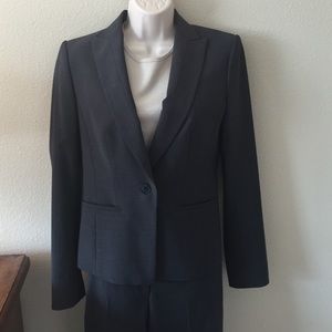 Ann Taylor Spring Wool Suit - Charcoal Grey