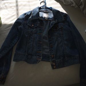 Medium wash old navy Jean jacket long sleeve