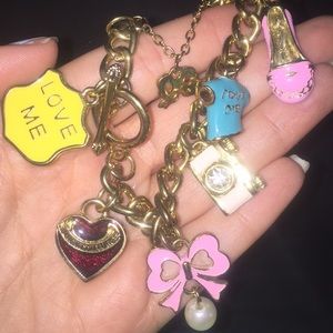 Juicy couture bracelet love me cute shirt