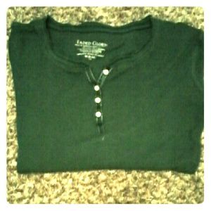 Emerald Henley.  With VS Shirt     NWOT