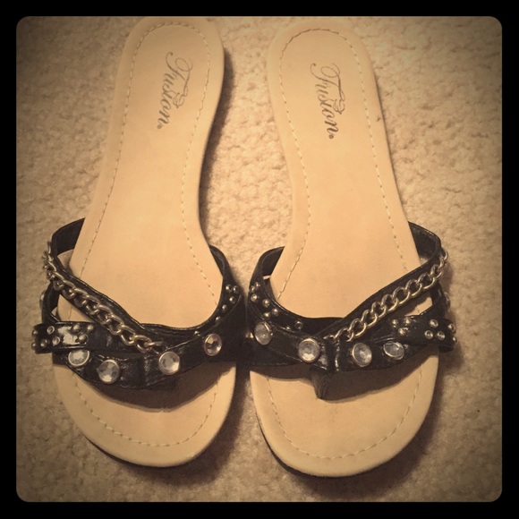Black sandals