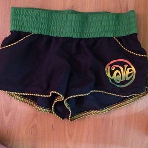 rasta board shorts
