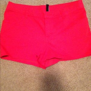 High waisted shorts