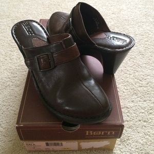Born shoes,brown leather
