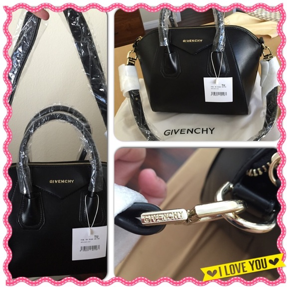 Black antigona satchel