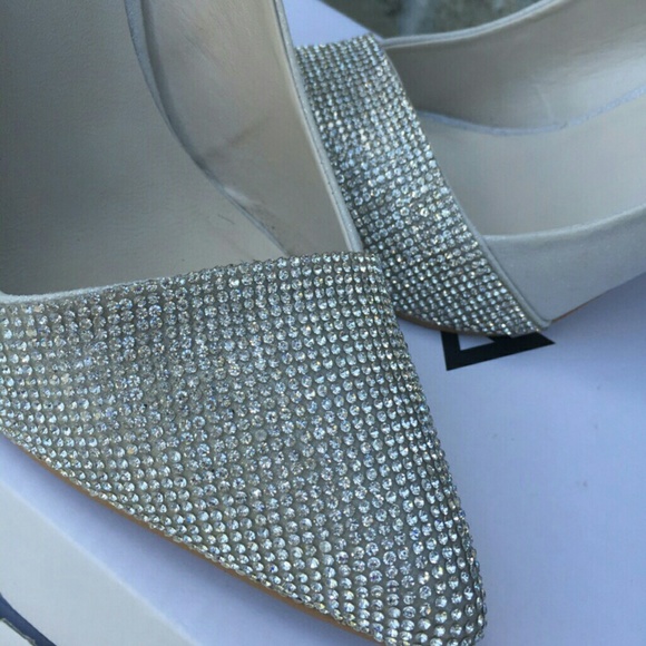 Aldo rhinestone heels