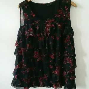 Sold!!!!?Black Semi -Sheer Top Sold!!!