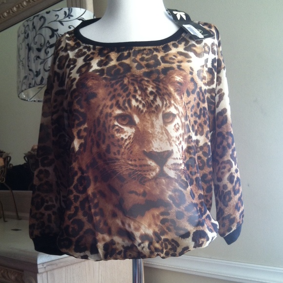 Leopard blouse