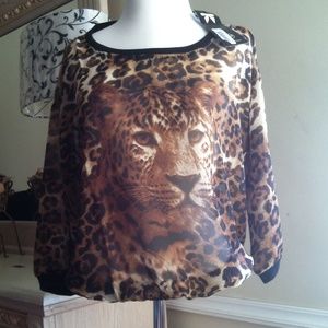 Leopard blouse
