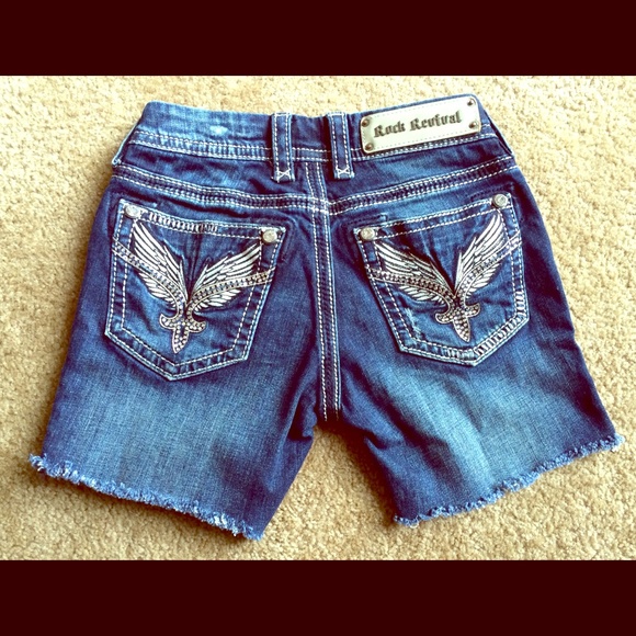 Rock Revival cut off shorts, sz 24