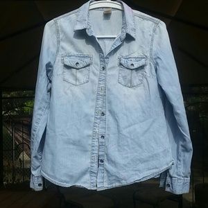 Lightweight Cotton Denim Shirt