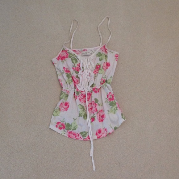 Abercrombie floral tank - Picture 1 of 3