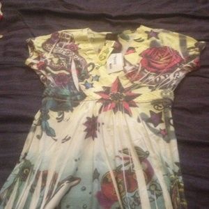 Torrid Ed hardy inspired dress