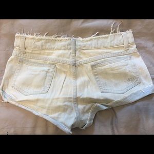 Denim shorts