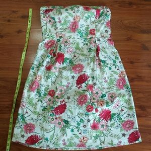 Old Navy Floral Strapless Dress