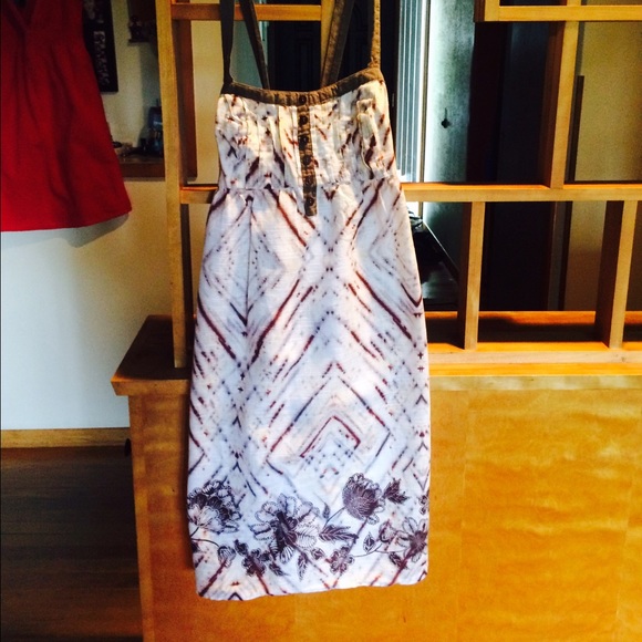 Anthropologie spaghetti strapped summer dress - Picture 1 of 4