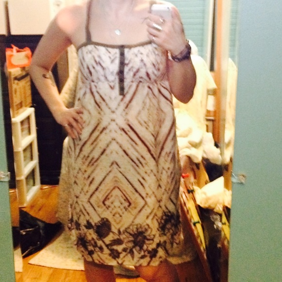 Anthropologie spaghetti strapped summer dress - Picture 3 of 4