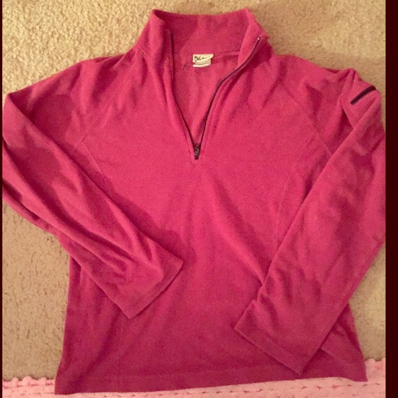 LL BEAN half zip sweatshirt