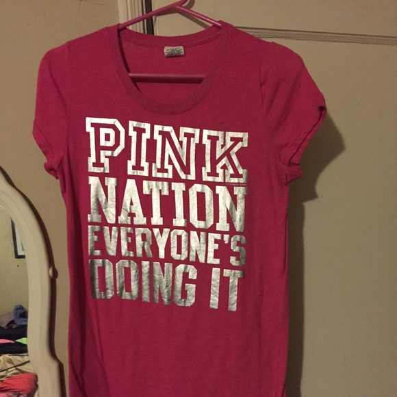 Pink nation shirt