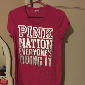 Pink nation shirt