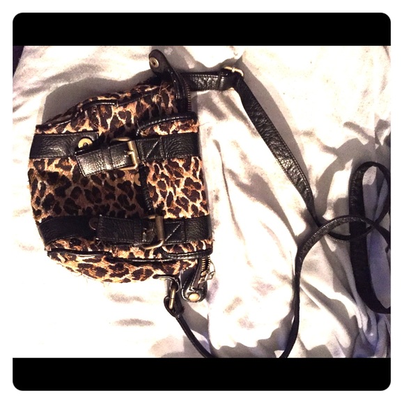 Small Cheetah Print Crossbody Bag