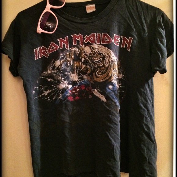 Original iron maiden 1984 tour shirt