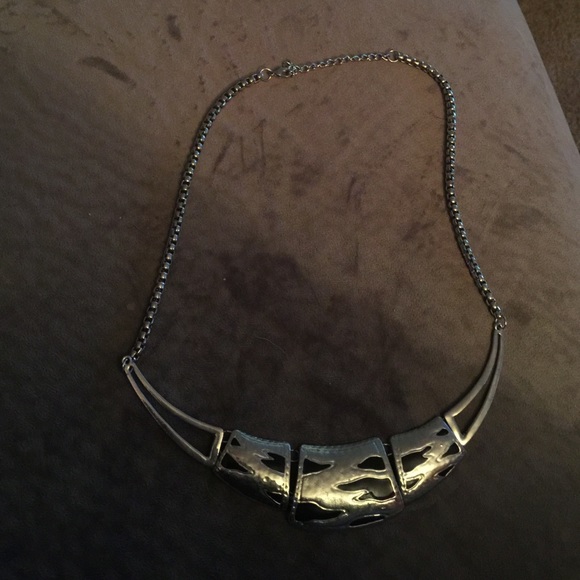 Etched Statement Necklace