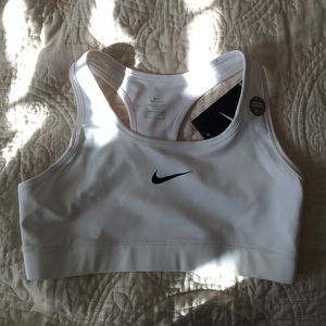 White Nike Sports Bra
