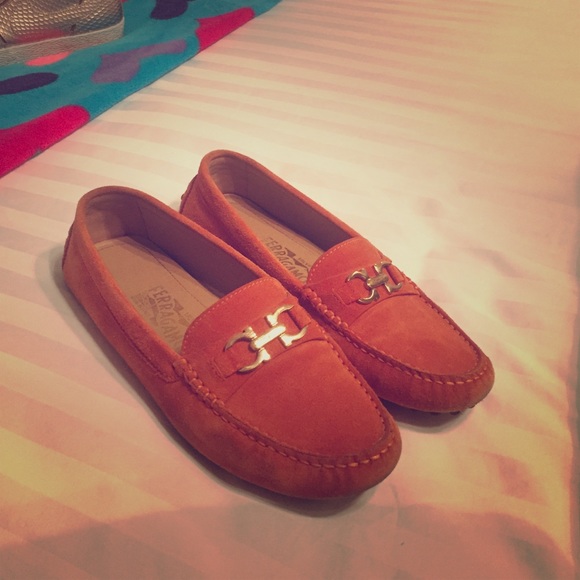 Salvatore Ferragamo suede shoes!