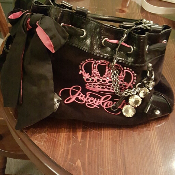 Hot Pink & Black Juicy Bag