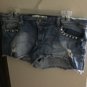 Charlotte Russe Distressed Shorts