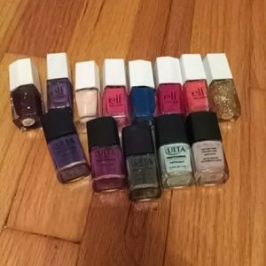 Elf and Ulta nail polish bundle